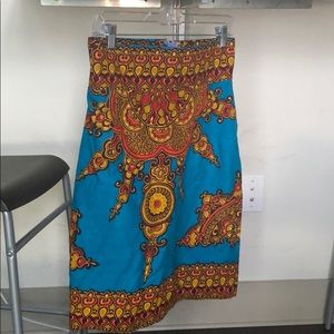 Hand sewn in South African skirt (midi length)